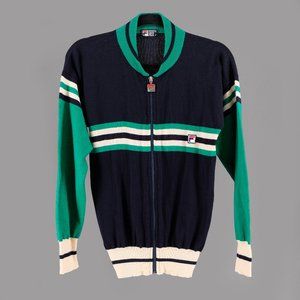 fila borg jacket vintage